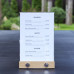 bar menu stand