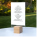 bar menu stand