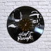 Vinyl clock Baseball