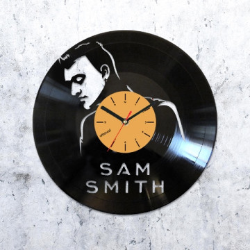 Vinyl clock Sam Smith