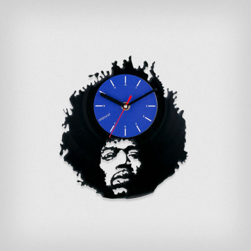 Vinyl clock Jimi Hendrix