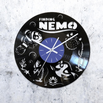 Vinyl clock Nemo