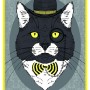 Оригинальный плакат Кот с моноклем