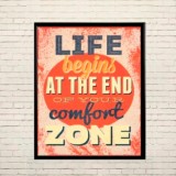 Art poster Comfort zone