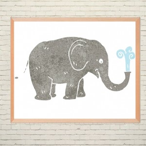 Art poster Elephant