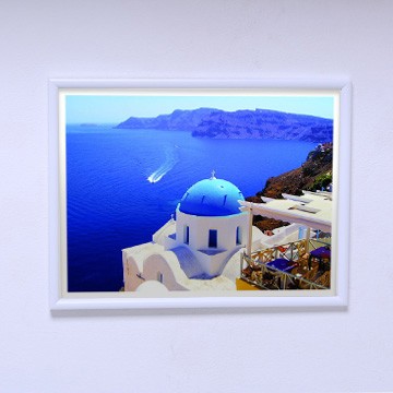 Poster The Sea view of Santorini
