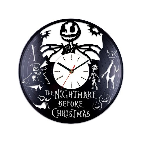 Vinyl clock The Nightmare before Christmas. Jack