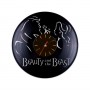 Vinyl clock Beauty and the Beast 2