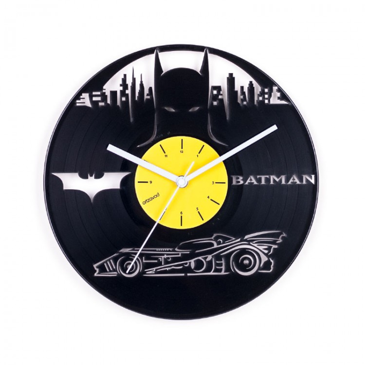 Vinyl clock Batman