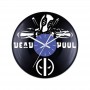 Vinyl clock Deadpool is cool