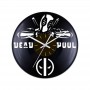 Vinyl clock Deadpool is cool