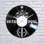 Vinyl clock Deadpool
