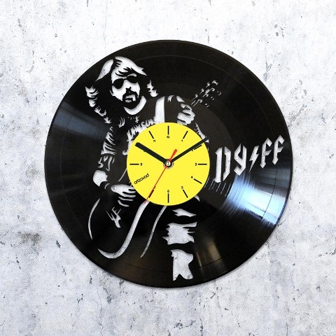 Vinyl clock Foo Fighters