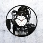 Vinyl clock The Godfather