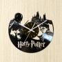 Vinyl clock Harry Potter. Hogwarts