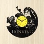 Vinyl clock The Lion King