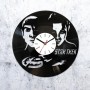 Vinyl clock Star Trek