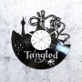 Vinyl clock Tangled