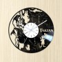 Vinyl clock Tarzan