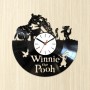 Vinyl clock Winnie the Pooh