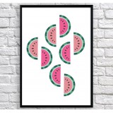 Art poster Watermelons original