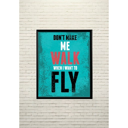 Art poster I want to fly