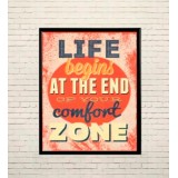 Art poster Comfort zone