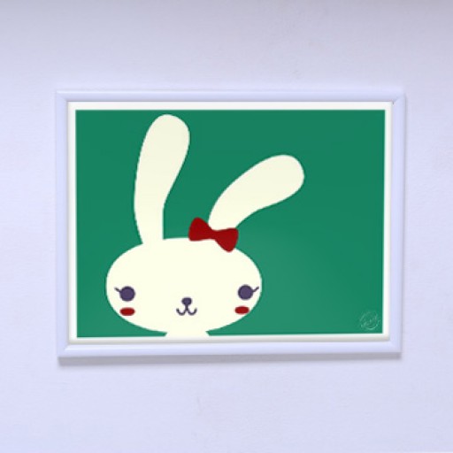 Poster The fashionable hare