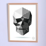 Art poster The Geometric Skull