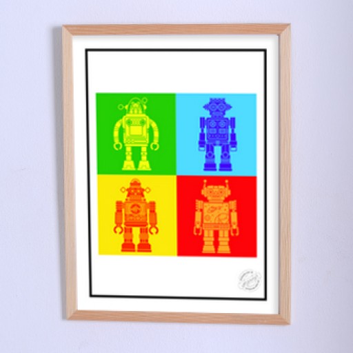 Art poster The Corporation of robots