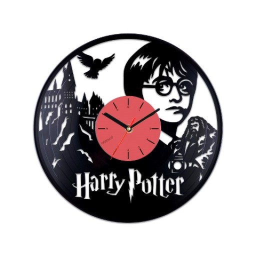 Виниловые часы Гарри Поттер в Хогвартсе