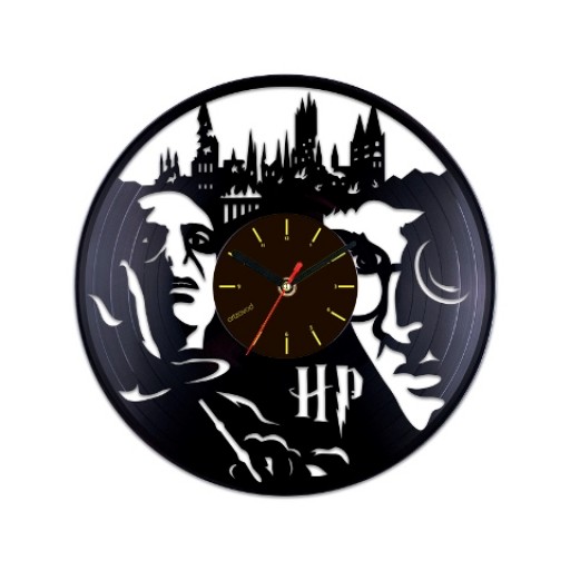 Виниловые часы Гарри Поттер и Волдеморт