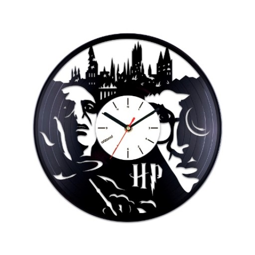 Vinyl clock Harry Potter and Voldemort