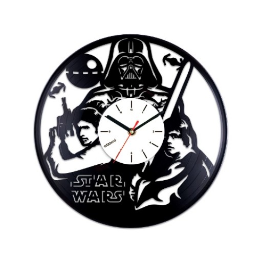Vinyl clock Luke Skywalker
