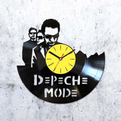 Vinyl clock Depeche Mode
