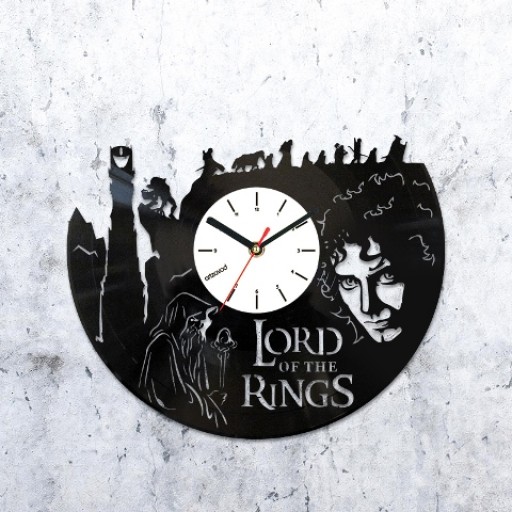 Vinyl clock The Lord of the Rings