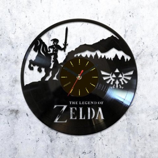Vinyl clock The Legend of Zelda
